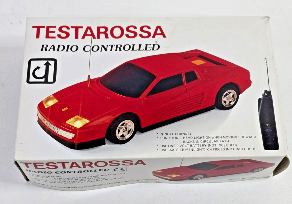 Vintage Ferrari Testarossa Radio Controlled Car